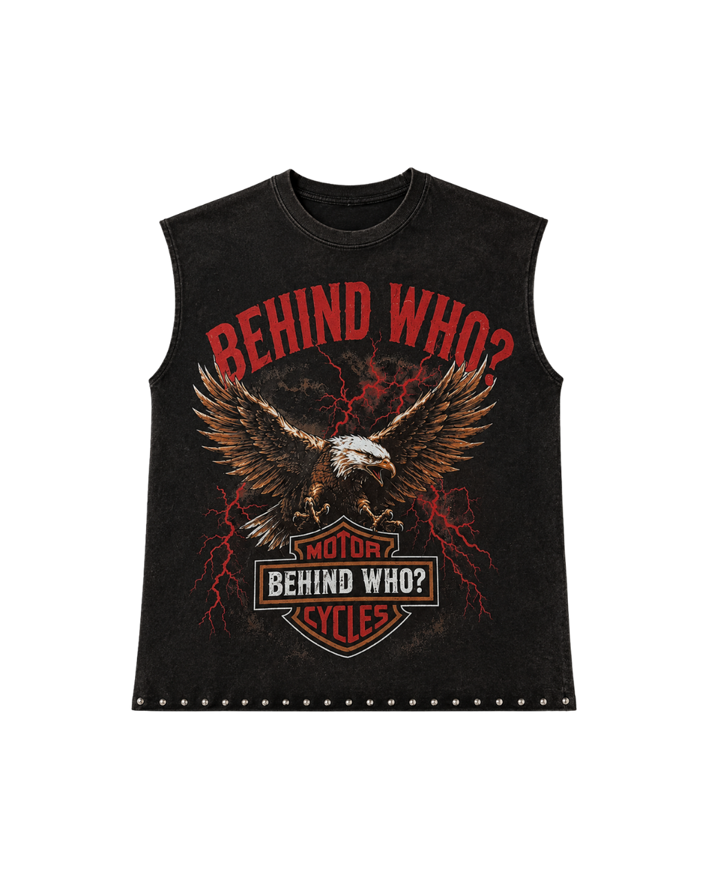 Behind Who Cut Off Tee