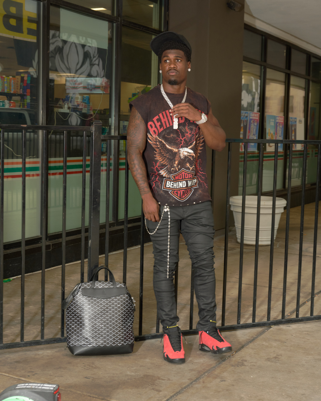 Behind Who Cut Off Tee