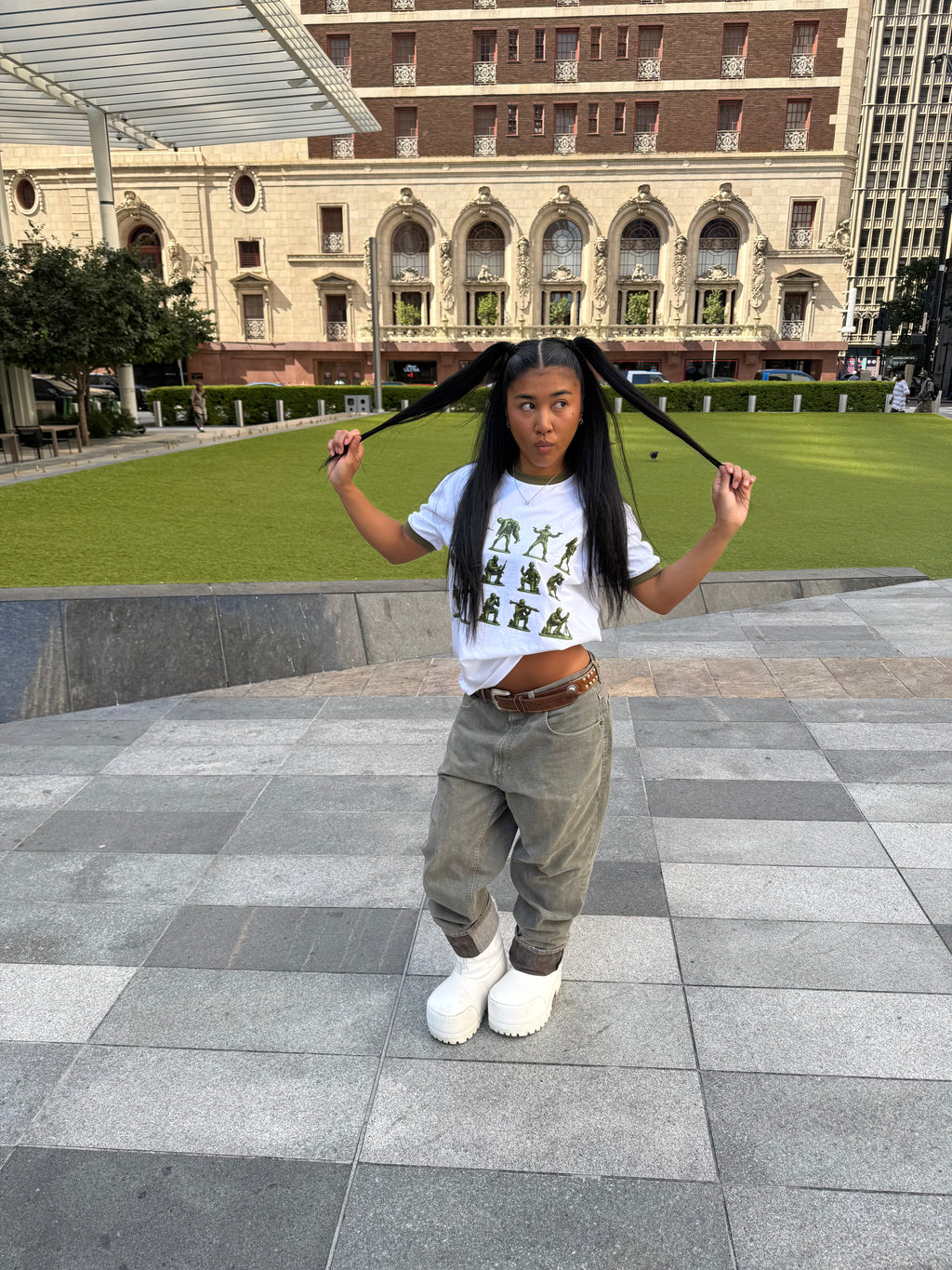 HARD HAT RINGER TEE