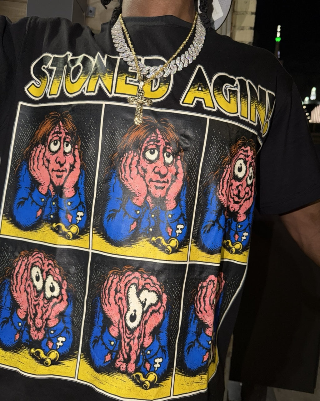 STONED AGIN TEE
