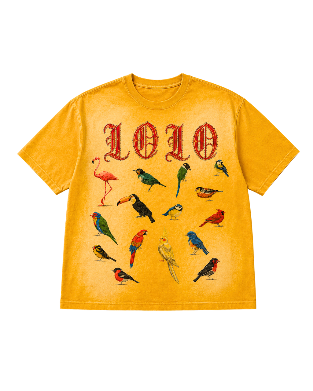 Birds Of A Feather Tee (Yellow)