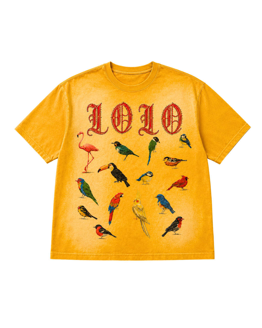 Birds Of A Feather Tee (Yellow)
